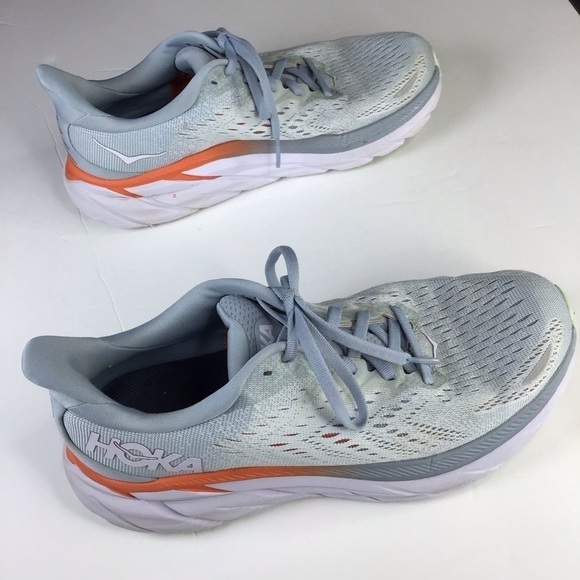 HOKA Clifton 8 Sneaker in Blue Fog Size 7.5 - Picture 5 of 16